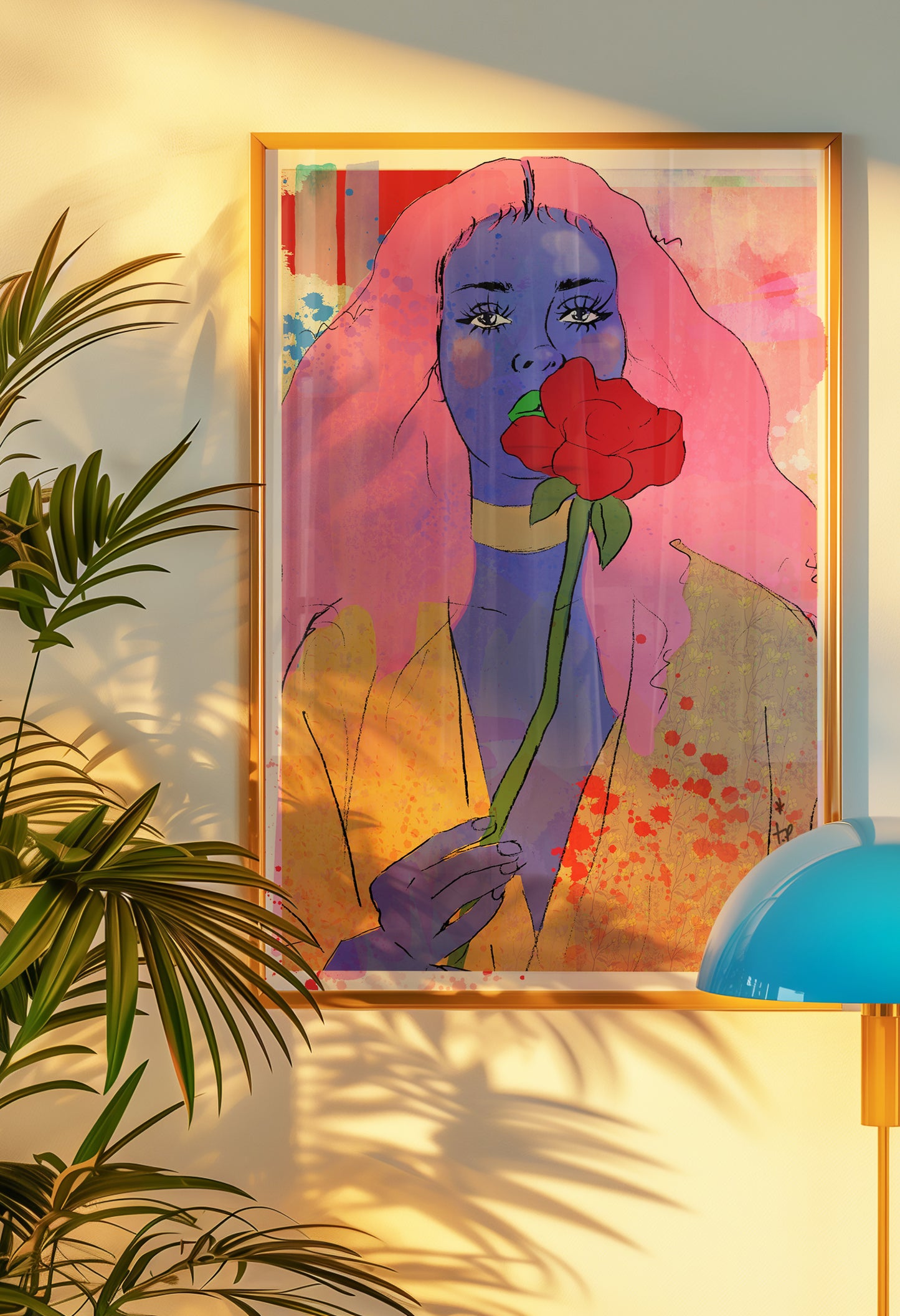 Belle's Rose - Illustration Print