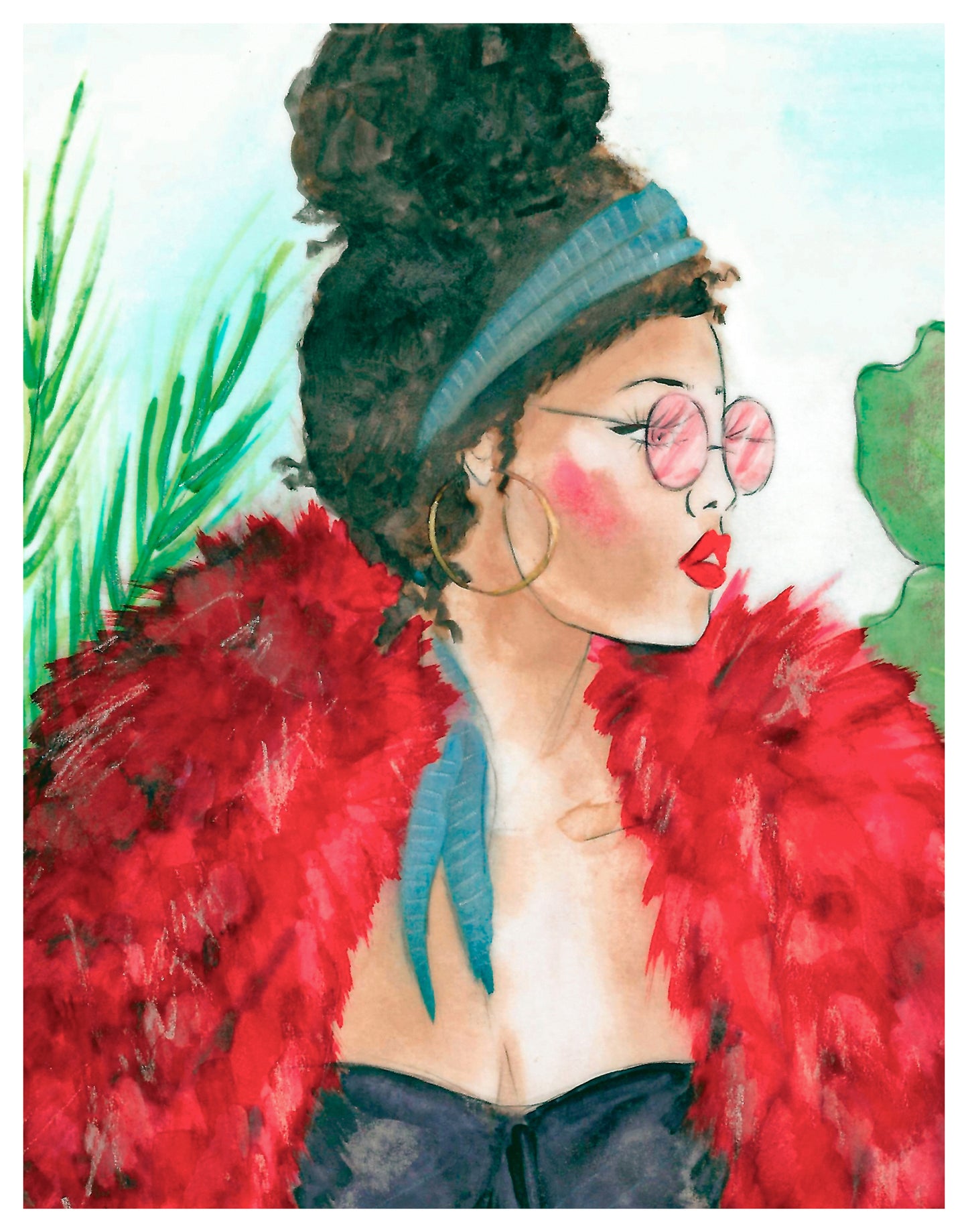 Plant Lady - Art Print