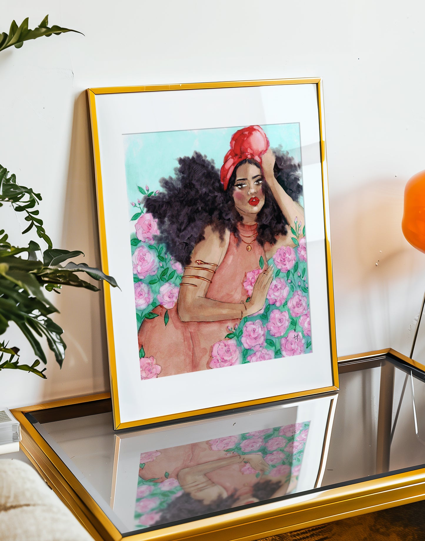 At Last Rose Bush - Art Print