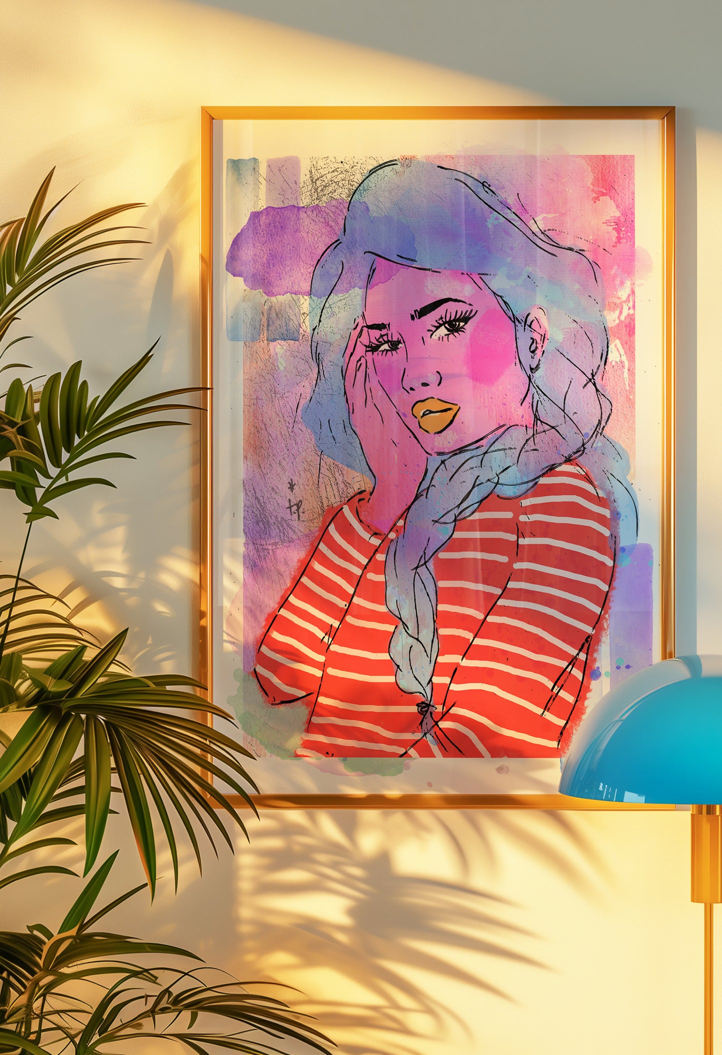 Bonjour - Illustration Print