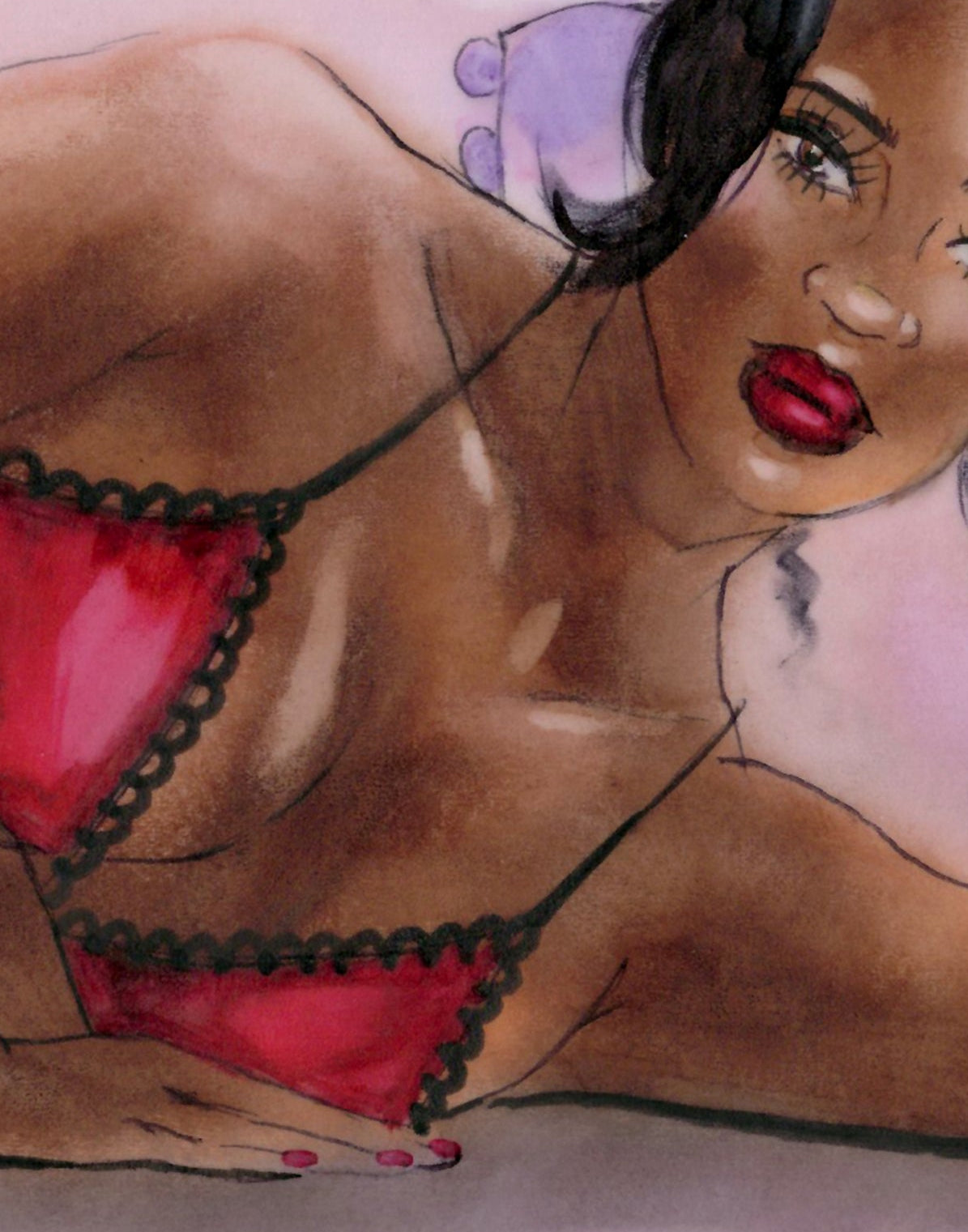 Bows and Bikinis - Art Print