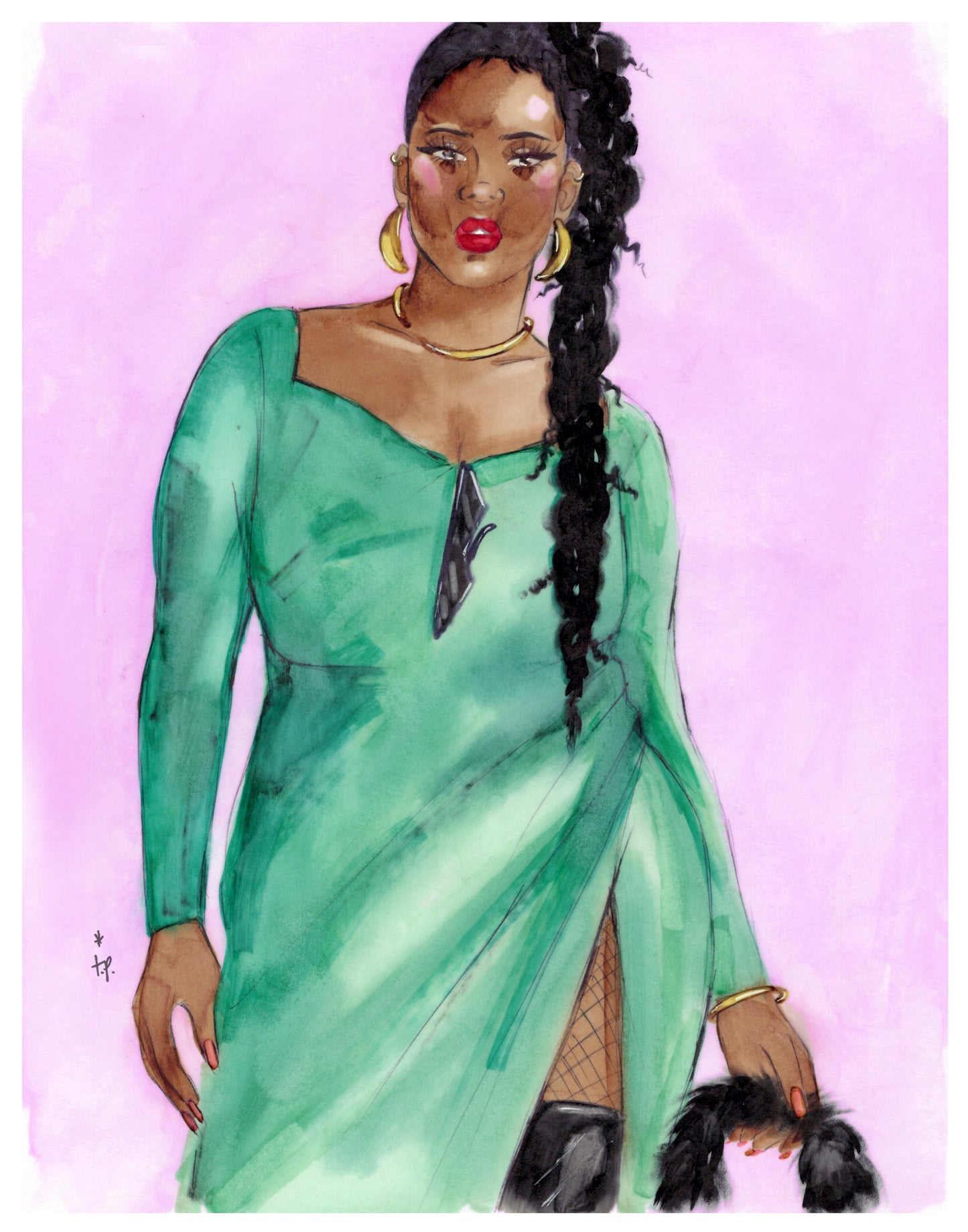 Brunch Date - Art Print