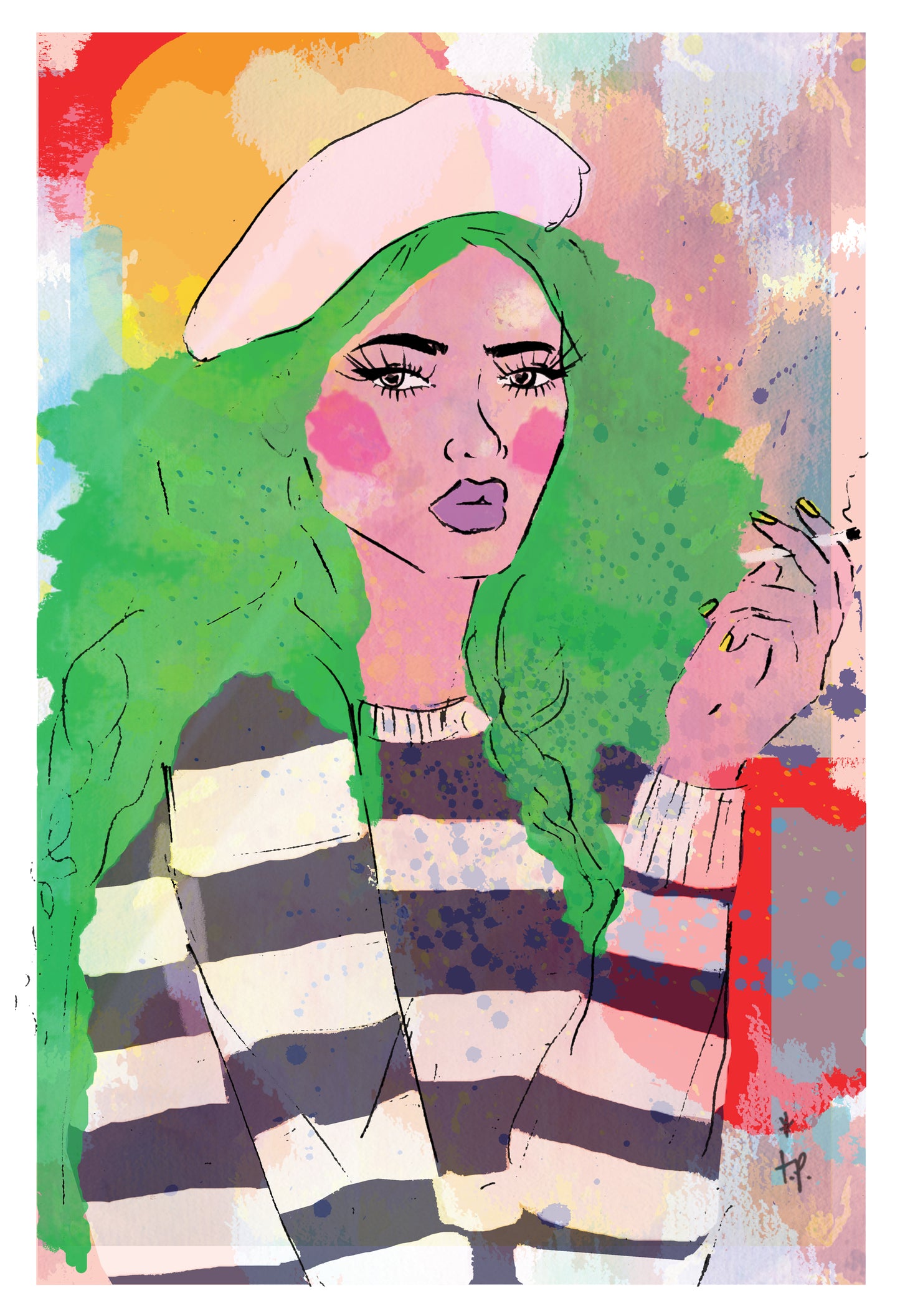 Cig - Illustration Print