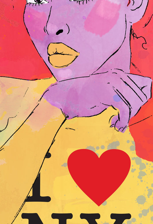 I Heart NY - Illustration Print