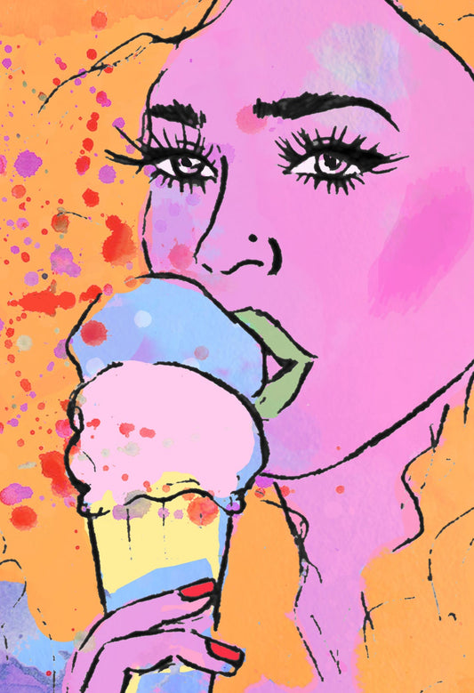 Ice-Cream - Illustration Print
