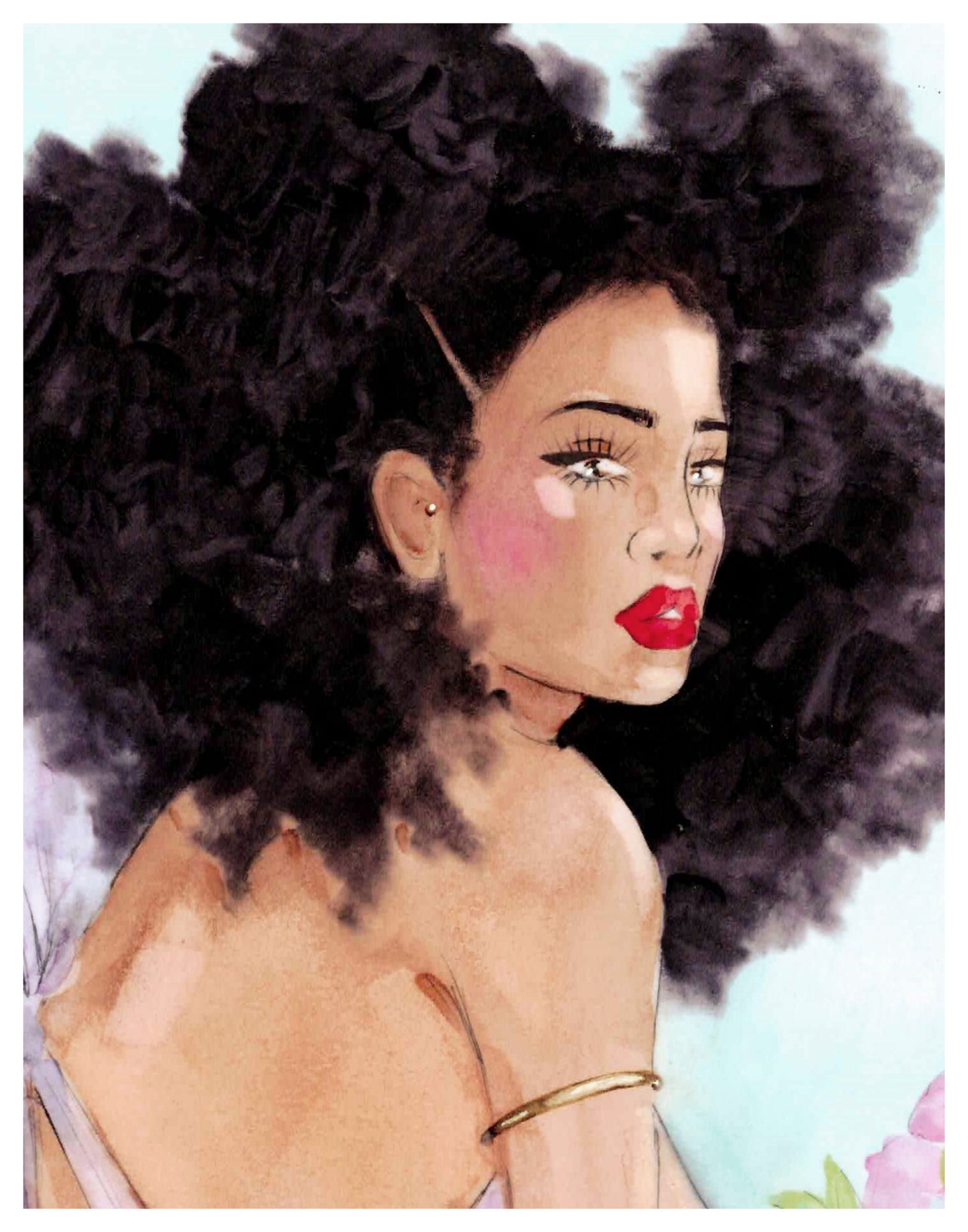 In a Field of Peonies - Art Print