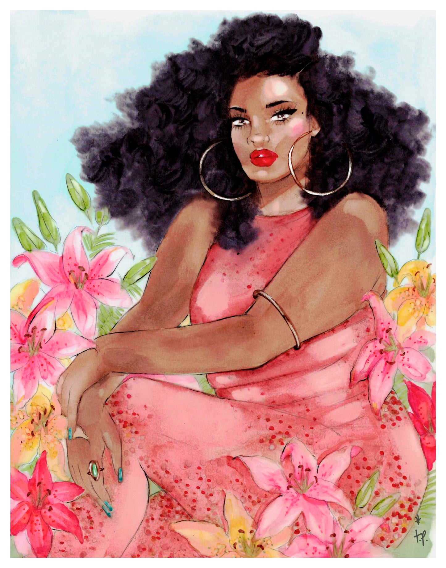 Lilies of the Valley - Art Print