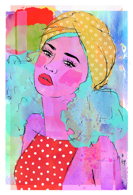 Turbanista - Illustration Print